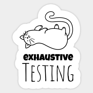 Exhaustive testing, ETO Sticker